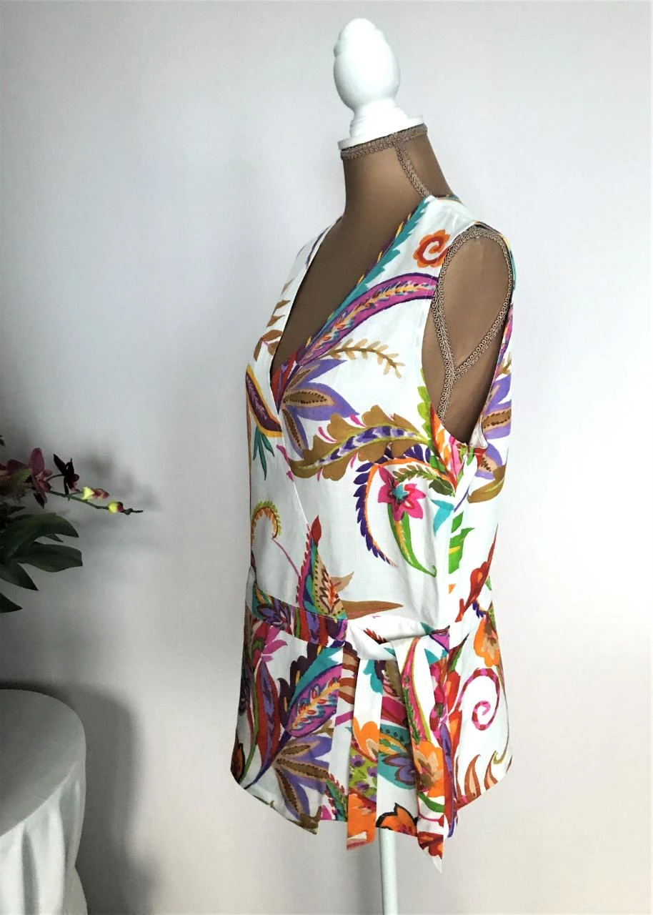 Terre Bleue M42 beautiful summer blouse with lapel model. – photo 4